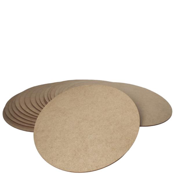 Imagem de Kit 10 Sousplat Supla Soupla Suplat 35cm Mdf Mesa Redondo