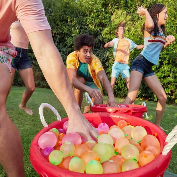 Imagem de kit 10 Splash Ball Balão bexiga Com Enchedor De Água 1110un