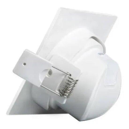 Imagem de Kit 10 Spot Embutir Easy Led Quadrado Branco 7W 6500K