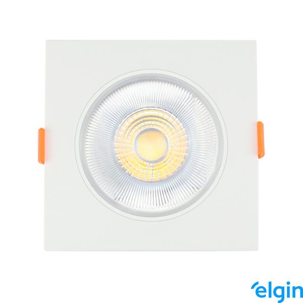 Imagem de Kit 10 Spot Led Quadrado Embutir 5W MR16 Branco Quente 3000K