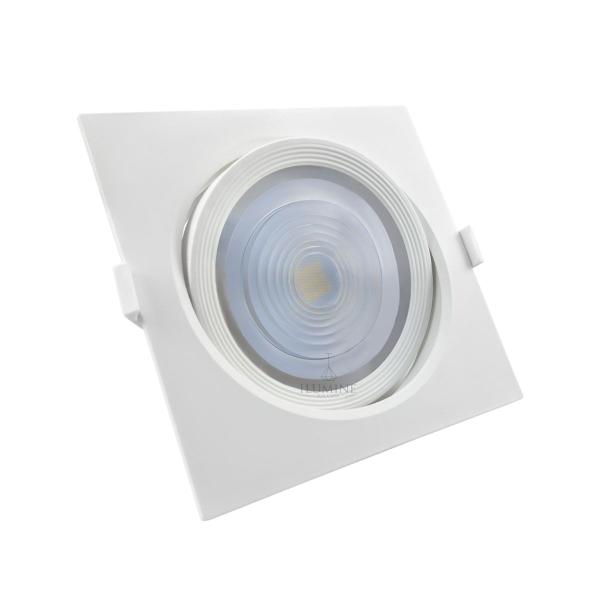 Imagem de Kit 10 Spot LED Taschibra AllTop Quadrado Embutir PAR30 10W 45