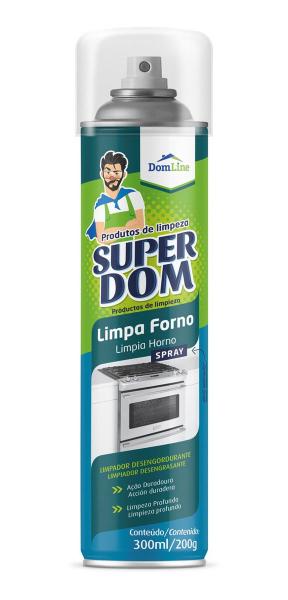 Imagem de Kit 10 Spray Limpa Forno Desengordurante Domline 300ml