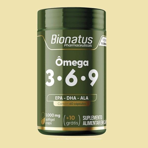 Imagem de Kit 10 Suplemento Ômega 3 6 9 Green 70 Capsulas - Bionatus