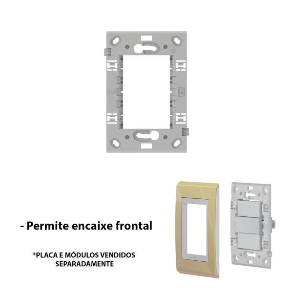 Imagem de Kit 10 Suportes para Tomadas 4x2 Weg Refinatto