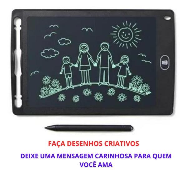 Imagem de Kit 10 Tablet Lousa Mágica Educativo Escrever E Desenhar 8,5 - LUATEK