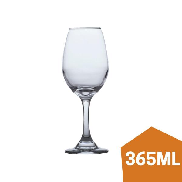 Imagem de Kit 10 Taça de Vidro Resistente Vinho Tinto  Agua 365ml Luxo