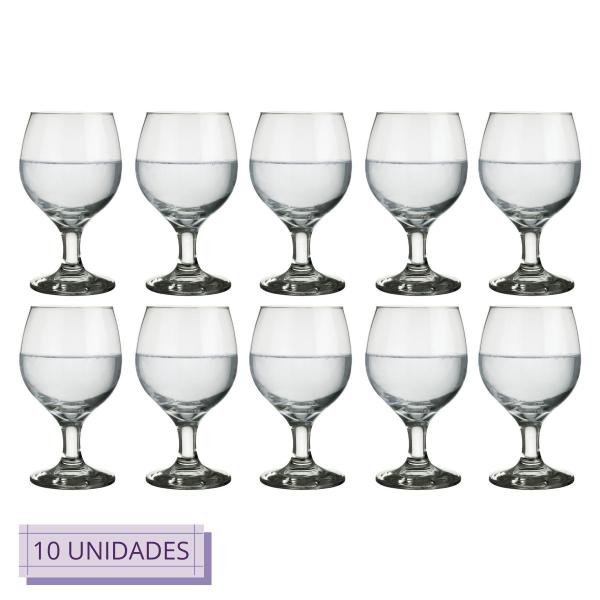 Imagem de Kit 10 Taças Gallant 320ml para Água Vinho Luxo Mesa Jantar