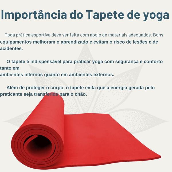 Imagem de Kit 10 Tapete yoga 180x53 alta densidade colchonete academia