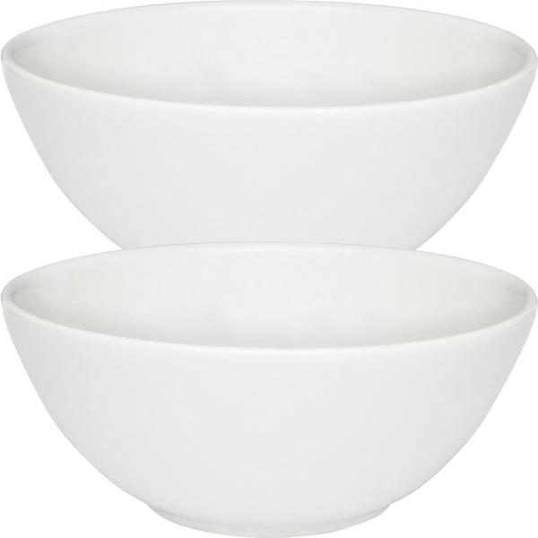 Imagem de Kit 10 Tigela Sobremesa Pequena Color Bowl Branco De 600ml