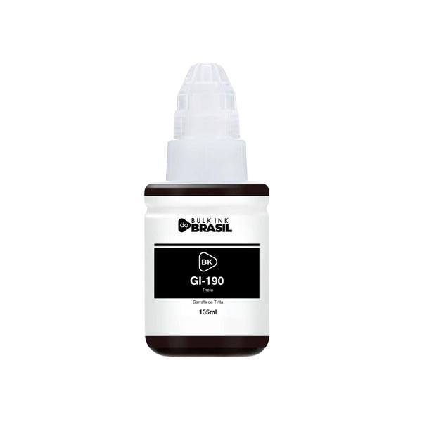 Kit 10 tintas Gi-190 compatível canon G3102, G3110, G3111, G4100, G4110, G4111 - Bulk Ink Do Brasil Imagem de Kit 10 tintas Gi-190 compatível canon G3102, G3110, G3111, G4100, G4110, G4111