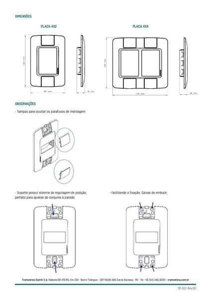 Imagem de Kit 10 Tomadas Tramontina E 5 Interruptor Aria Completa