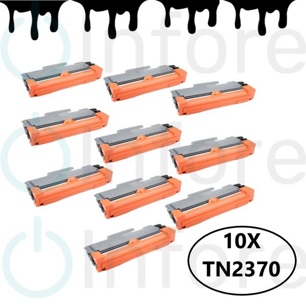 Imagem de KIT 10 Toner Compatível TN2370 TN2340 TN660 Para Impressora L2320D L2520 2360DW 2740Dw