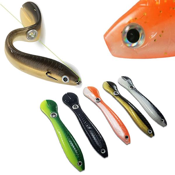 Imagem de Kit 10 Un Iscas Artificiais de Silicone Jig Soft Bait Swing