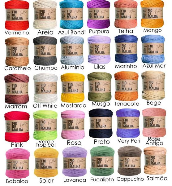 Imagem de Kit 10 Uni Fio De Malha Croche Premium