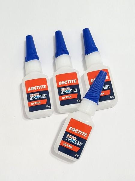 Imagem de Kit 10 unid Cola Super Bonder Ultra Mais Forte Mais Rápida Loctite 20g