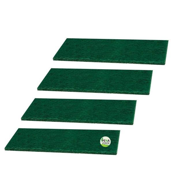 Imagem de Kit 10 Unidades Fibra Limpeza Geral Multiuso Verde 10 Cm X