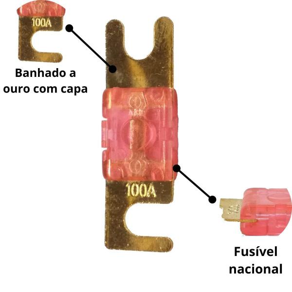 Imagem de Kit 10 Unidades Fusíveis Lâmina Faca Midi Banhado a Ouro Modelo Anl Faquinha Mini Reforçada Misto Sortido Distribuidor