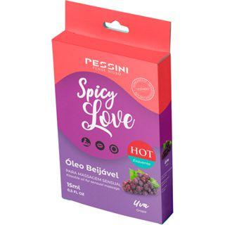 Imagem de Kit 10 unidades Spicy Love - Óleo beijável térmico HOT e ICE