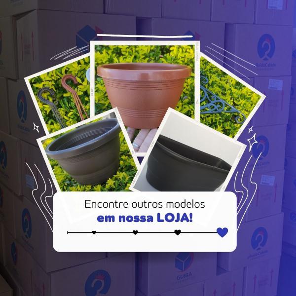 Imagem de Kit 10 Vasos para planta de Plástico para Jardim Flores Vaso de Planta Decorativo