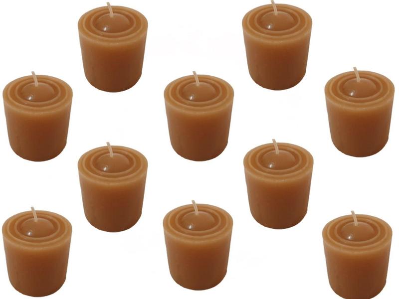 Imagem de Kit 10 Velas Perfumadas Com Aroma De Canela - Cor Marrom - Velas da Jú