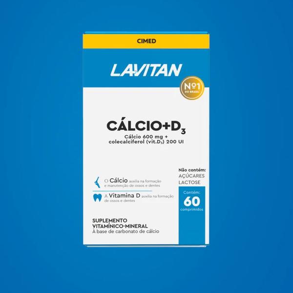 Imagem de Kit 10 Vitamina Cálcio Lavitan D3 200UI 60 Cpr - Cimed