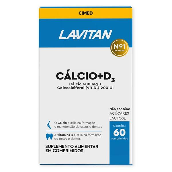 Imagem de Kit 10 Vitamina Cálcio Lavitan D3 200UI 60 Cpr - Cimed