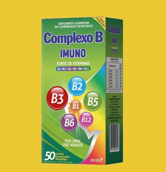 Imagem de Kit 10 Vitaminas Complexo B Imuno 50 Comprimidos - Airela