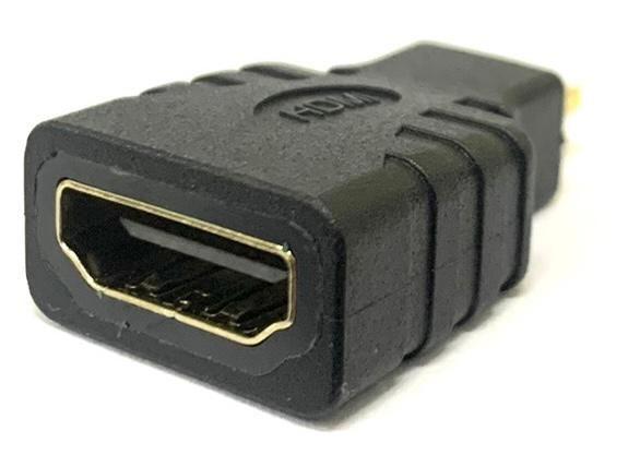 Imagem de Kit 100 Adaptador Micro Hdmi Macho Para Femea - Rb Tronics