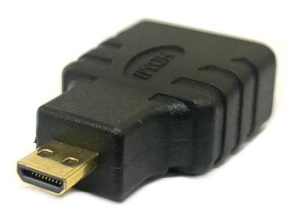 Imagem de Kit 100 Adaptador Micro Hdmi Macho Para Femea - Rb Tronics