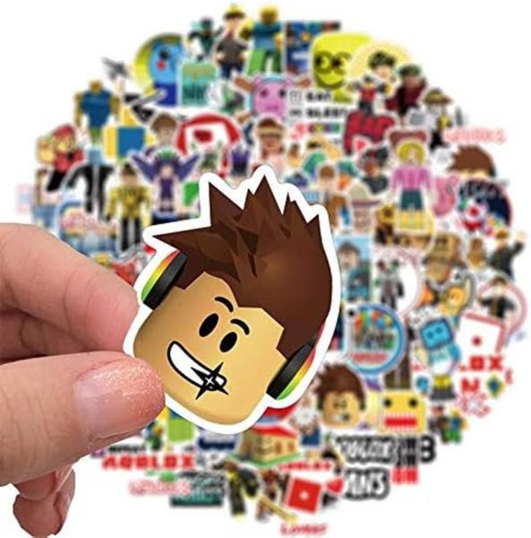 Imagem de Kit 100 Adesivos Sticker Roblox Aventura Piggy Royale Mystery Avatar Prova D'água