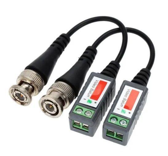 Imagem de Kit 100 Balun AHD Conector Video Balun AHD- 100U