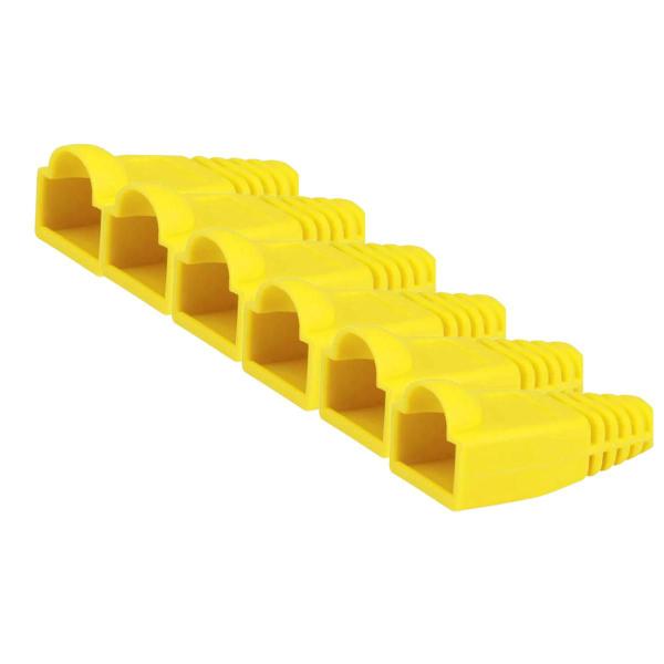 Imagem de Kit 100 Capa De Silicone Para Conector Rj45