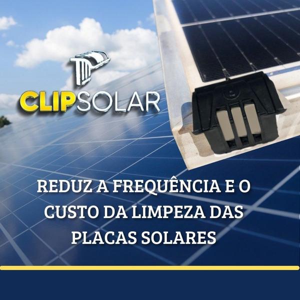 Imagem de Kit 100 Clipe De Drenagem Água Painel Placa Solar Escoamento