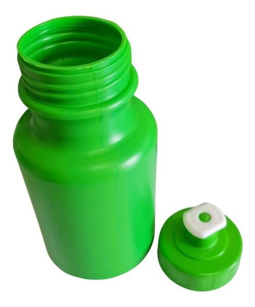 Imagem de Kit 100 Mini Garrafas Squeeze 300ml Plástico Colorida