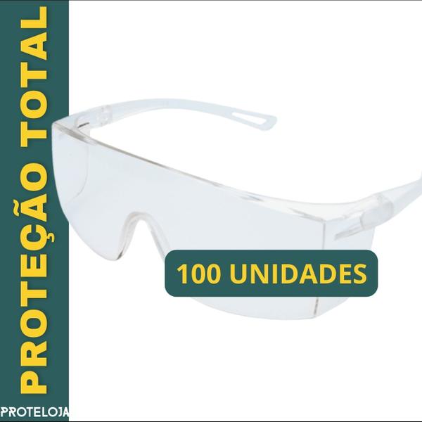 Imagem de Kit 100 oculos sky incolor