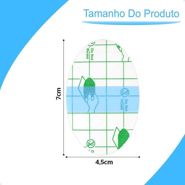 Imagem de Kit 100 Peças Adesivo Impermeável Orelha Lorben Banho Natação Infantil Adulto GT6468