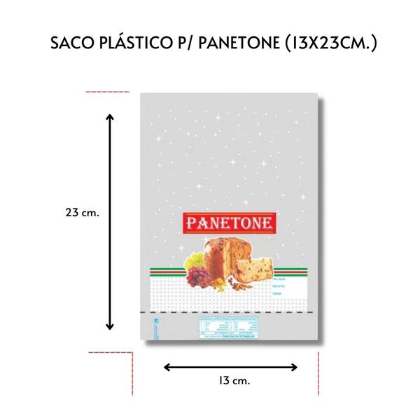 Kit 100 un de saco p/ panetone 100g (13x22,5cm) 100 un fecho - TAMAROZZI Imagem de Kit 100 un de saco p/ panetone 100g (13x22,5cm) 100 un fecho