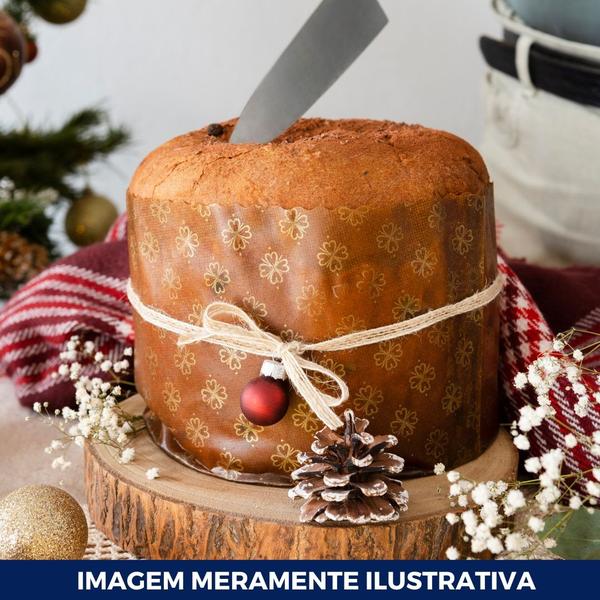 Kit 100 un de saco p/ panetone 100g (13x22,5cm) 100 un fecho - TAMAROZZI Imagem de Kit 100 un de saco p/ panetone 100g (13x22,5cm) 100 un fecho