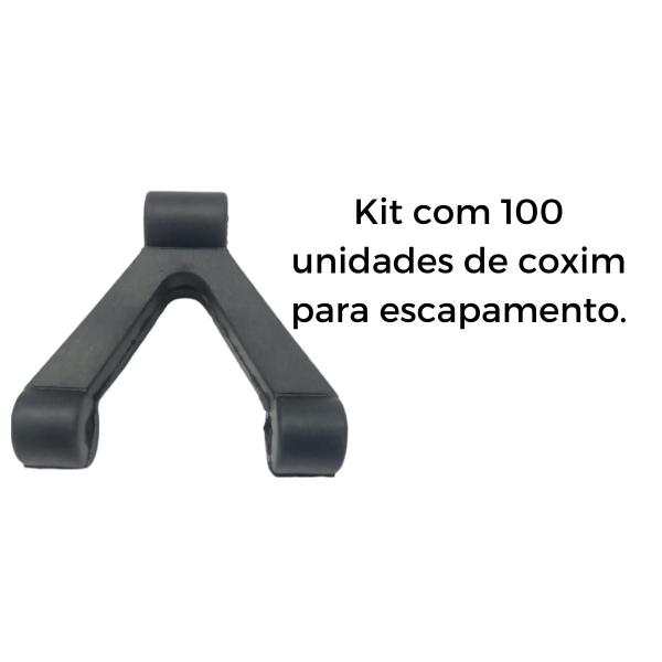 Imagem de Kit 100 Unidades Borracha Escapamento Carro Jetta/Parati