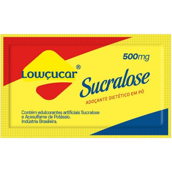 Kit 1000 Unidades De Adoçante Lowçucar Diet Sucralose Em Sachê De 500mg Para Hotel e Restaurante - Delivery hotels Imagem de Kit 1000 Unidades De Adoçante Lowçucar Diet Sucralose Em Sachê De 500mg Para Hotel e Restaurante