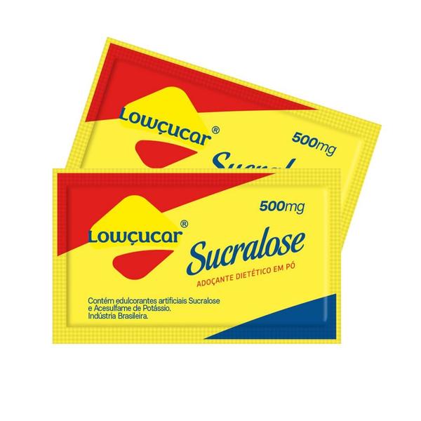 Kit 1000 Unidades De Adoçante Lowçucar Diet Sucralose Em Sachê De 500mg Para Hotel e Restaurante - Delivery hotels Imagem de Kit 1000 Unidades De Adoçante Lowçucar Diet Sucralose Em Sachê De 500mg Para Hotel e Restaurante