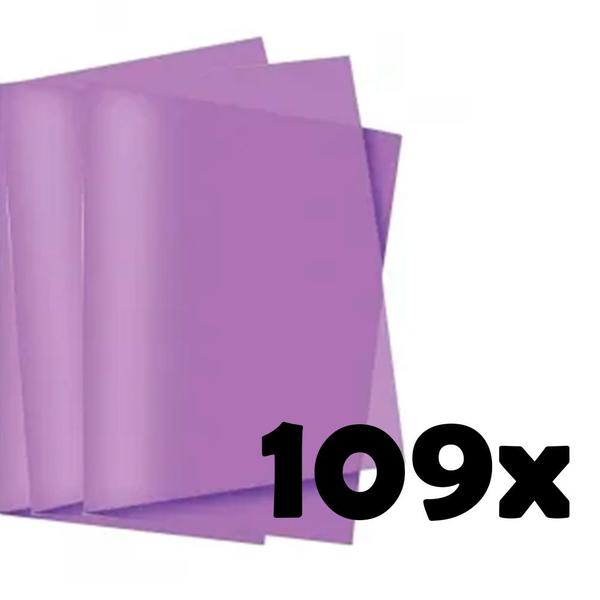 Imagem de Kit 109 Folhas Papel de seda Lilas 48mm x 60mm