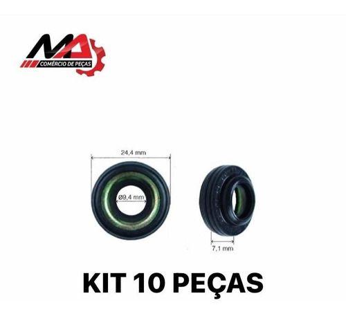 Imagem de Kit 10pç Selo P/compressor/ Onix/prisma Novo/spin/mitsubishi