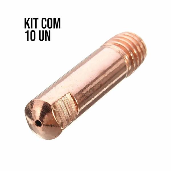 Imagem de Kit 10tubos Contato Mig Tocha 0,8 X 32 X M6 Omega