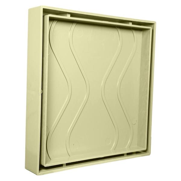 Imagem de Kit 10Un Ralo Oculto 15X15Cm Invisível Piso Porcelanato Aeou