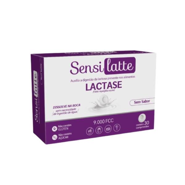 Imagem de Kit 10un Sensilatte Lactase Sem Sabor 30Cpr - Prati