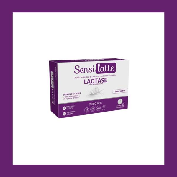 Imagem de Kit 10un Sensilatte Lactase Sem Sabor 30Cpr - Prati