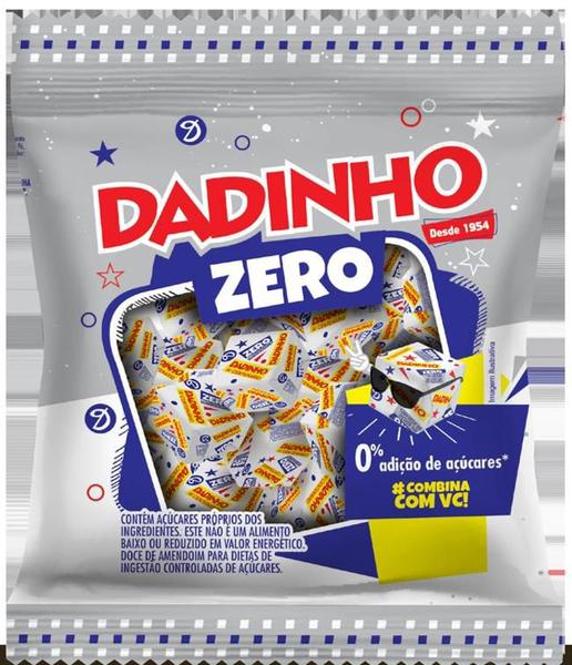 Imagem de Kit 10uni Bala Dadinho Tradicional Doce Amendoim Zero Açúcar 90g