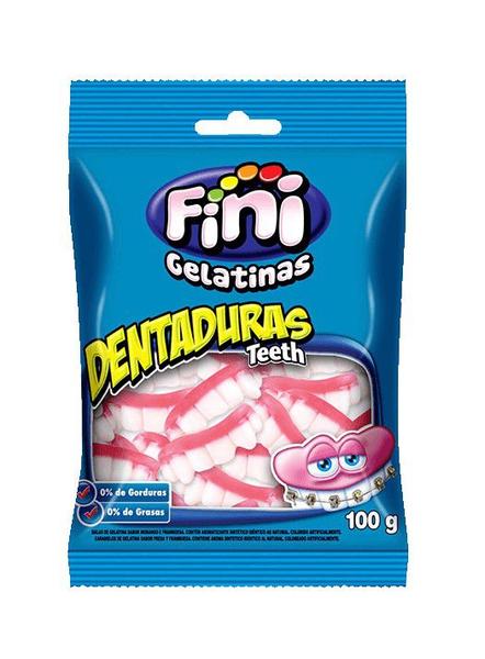 Imagem de Kit 10x Bala Fini Gelatina Dentadura 100g - Cimed