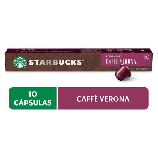 Imagem de Kit 10X Cápsulas Nespresso Starbucks Caffè Verona